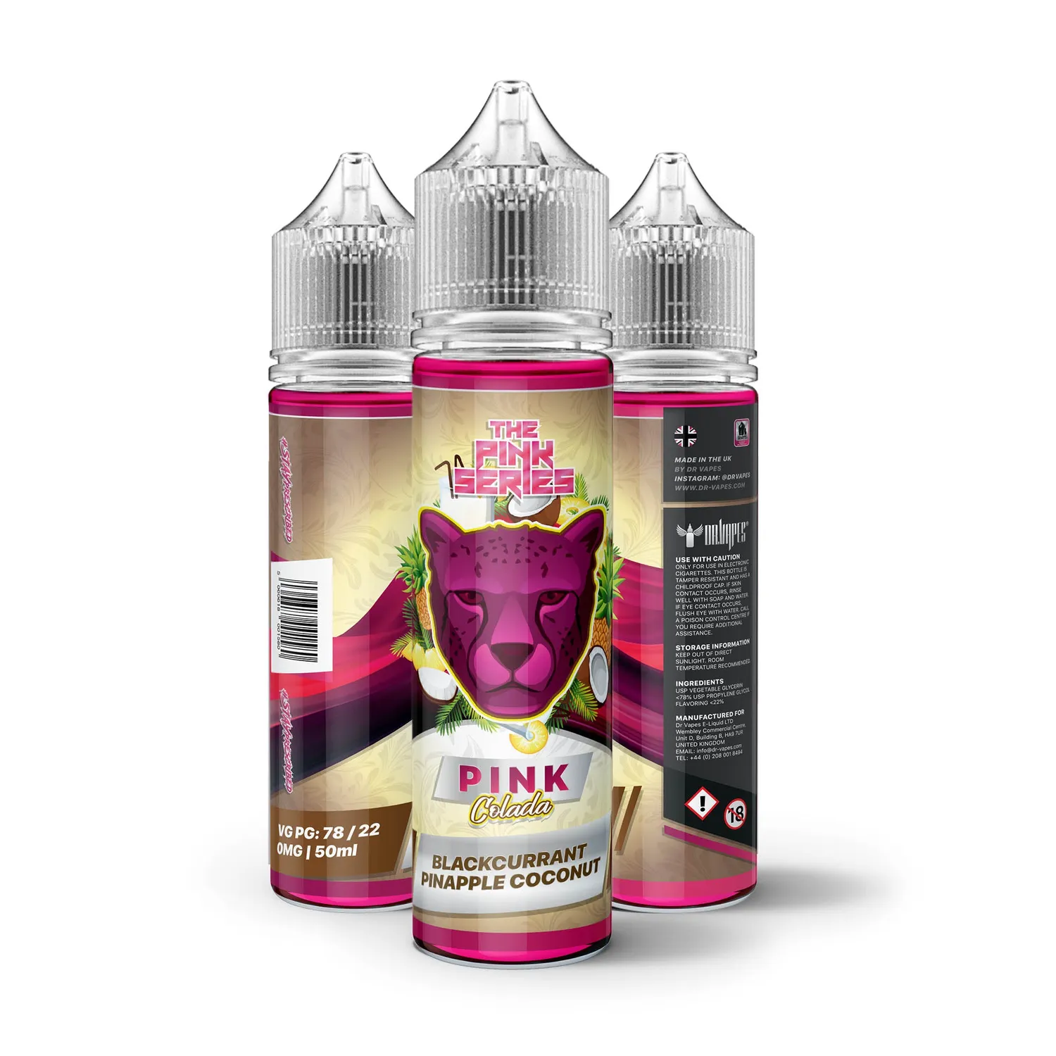 Dr. Vapes Overdosed The Pink Series Pink Colada e-liquid