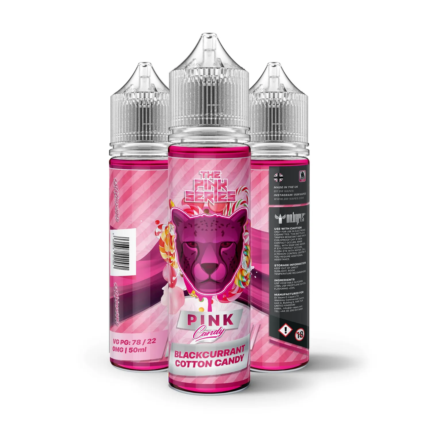 Dr. Vapes Pink Candy e-liquid bonbonový