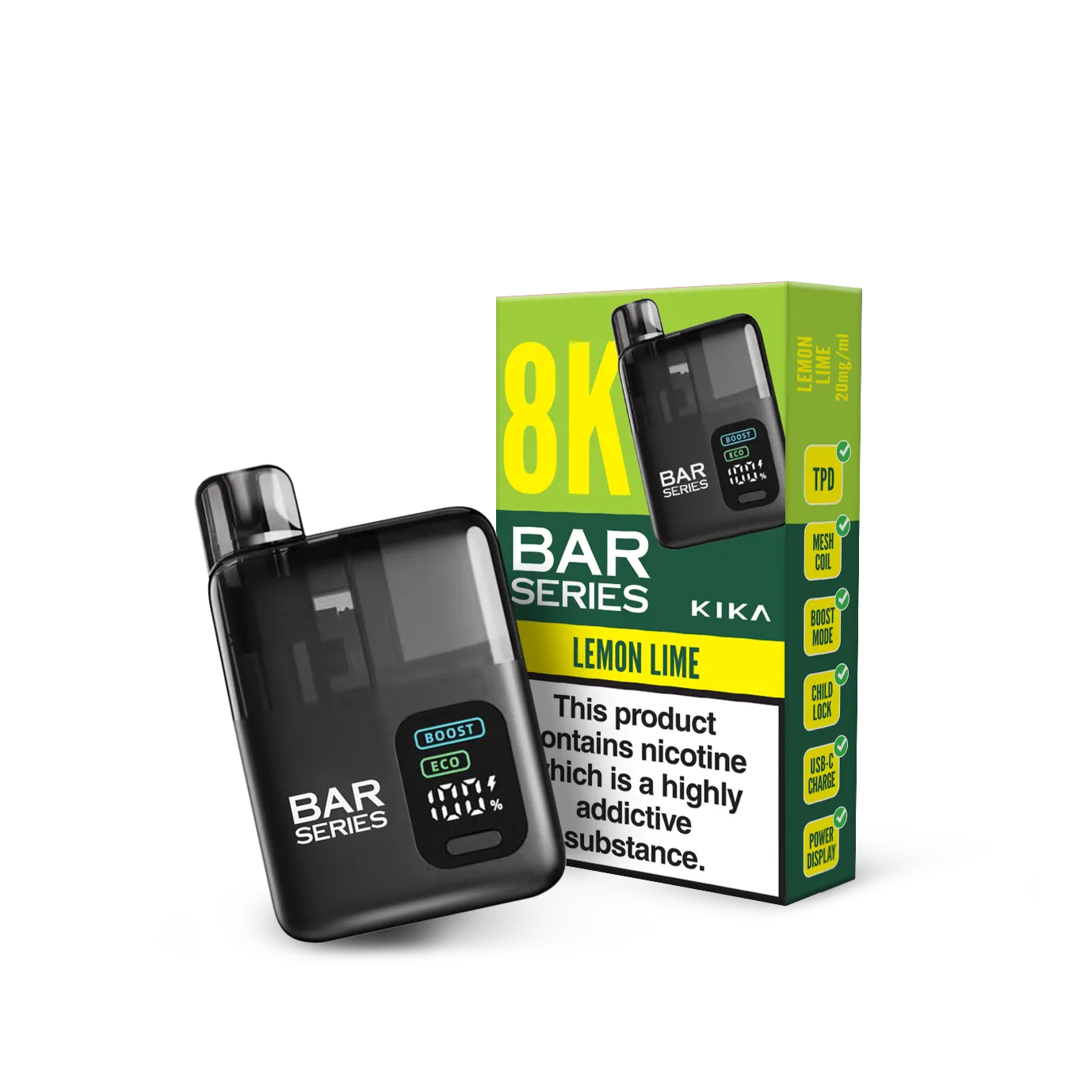 Bar Series 8K pod kit elektronická cigareta