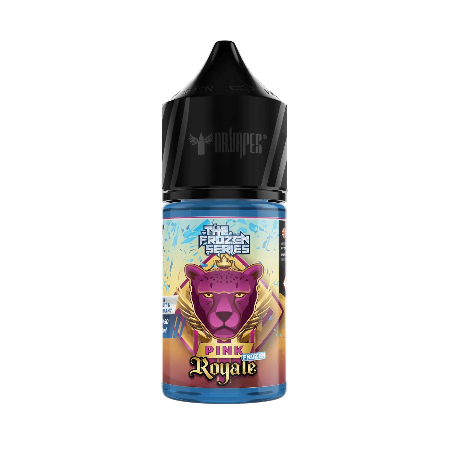Dr. Vapes Frozen Pink Royale salt – rybíz a led
