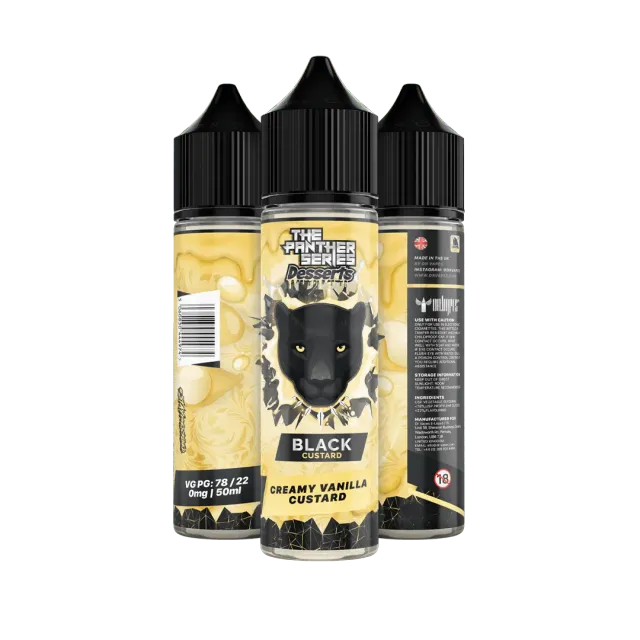 Dr. Vapes Panther Desserts Black Custard shortfill vanilka