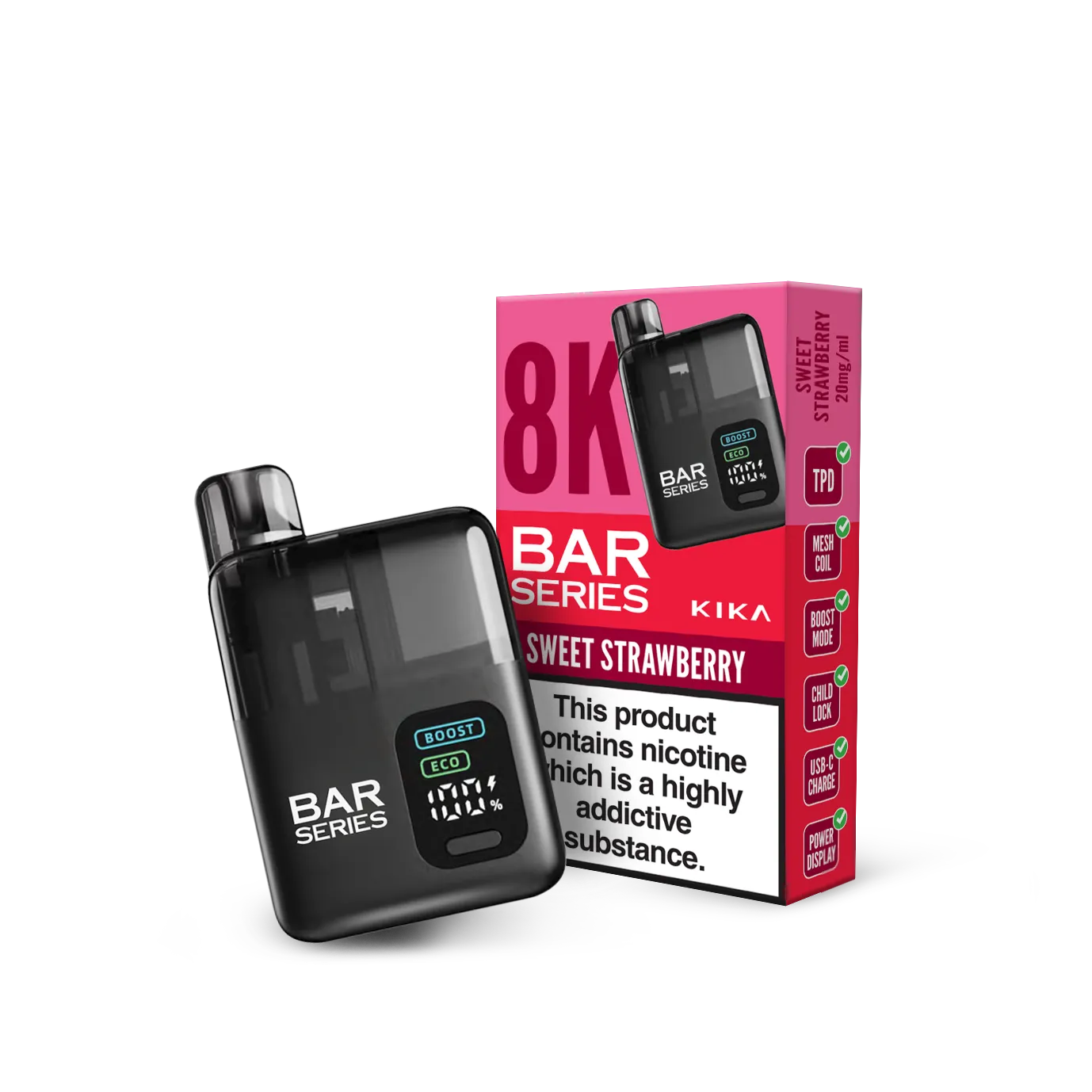 Bar Series 8K pod kit elektronická cigareta