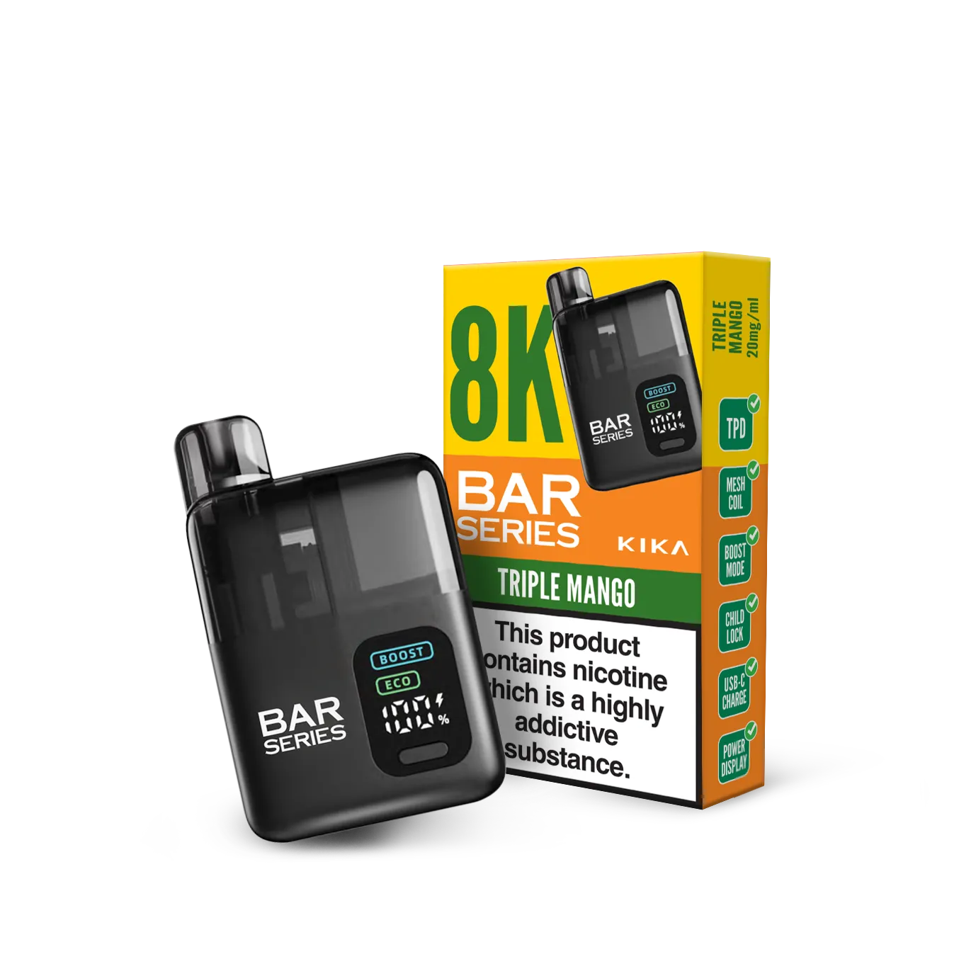 Bar Series 8K pod kit elektronická cigareta