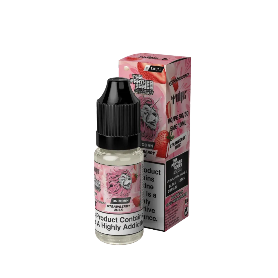 Dr. Vapes The Panther Series Desserts Unicorn Salt e-liquid jahodové mléko