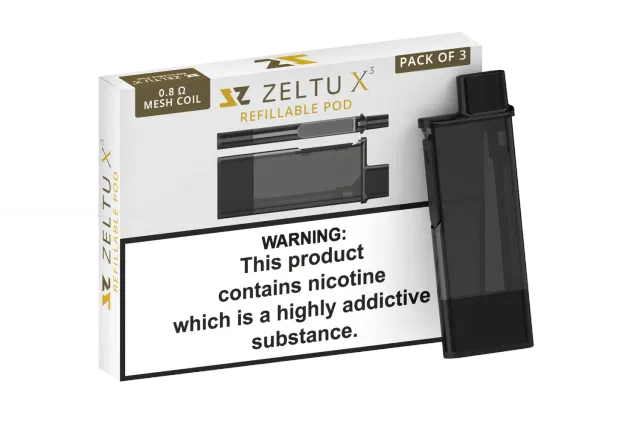 Zeltu X3 náhradní pody 0,8 Ω mesh 3 ks