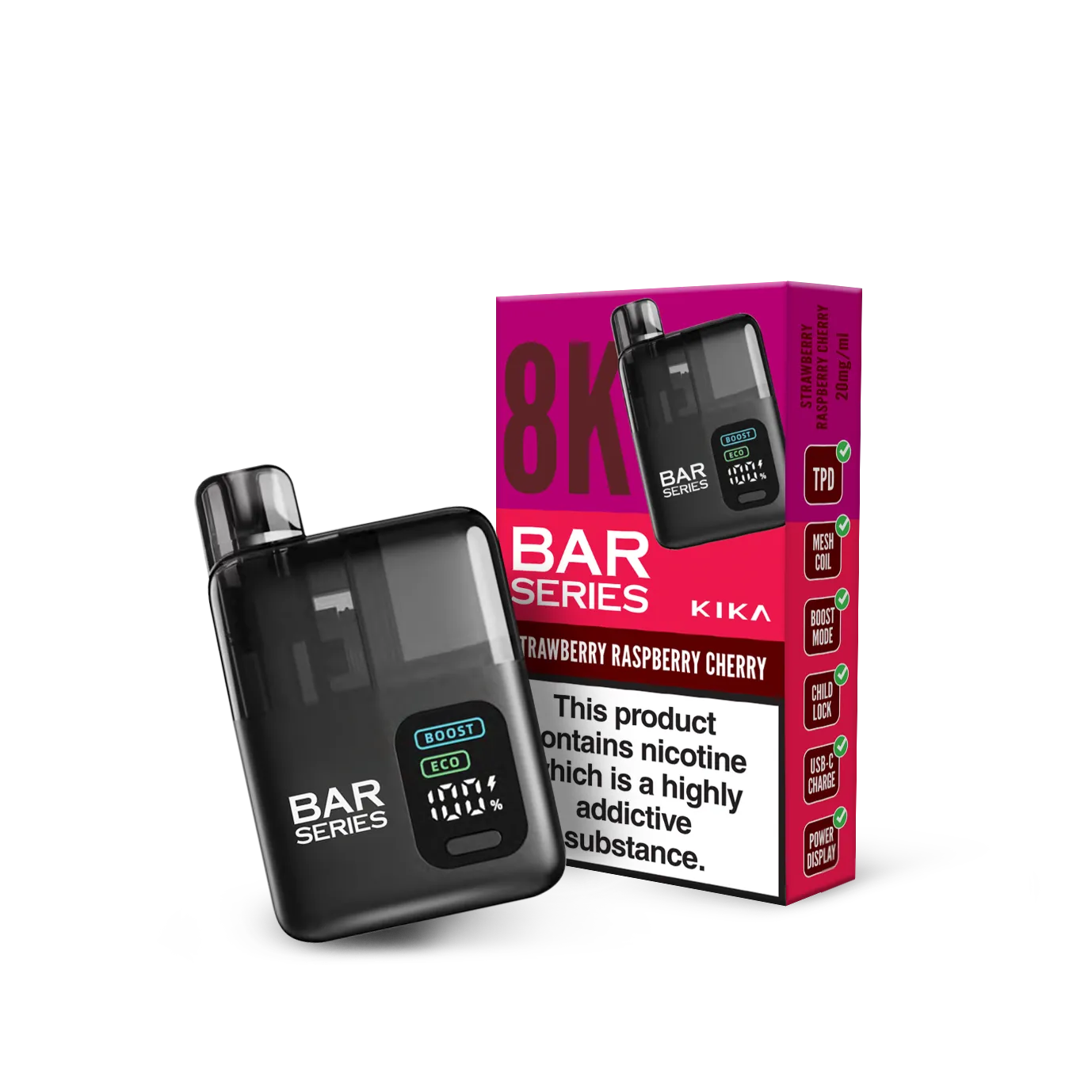Bar Series 8K pod kit elektronická cigareta