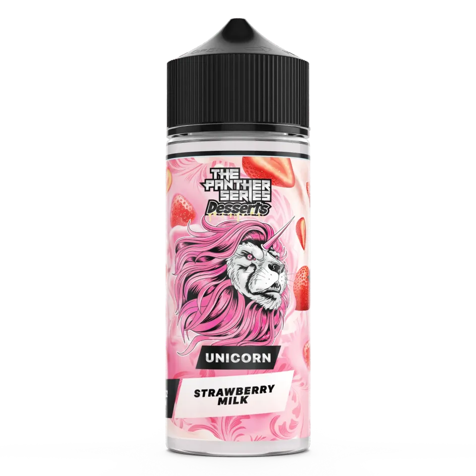 Dr. Vapes Panther Unicorn liquid jahoda mléko