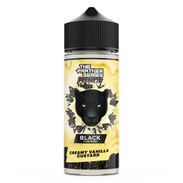 Dr. Vapes Panther Black Custard e-liquid vanilkový krém