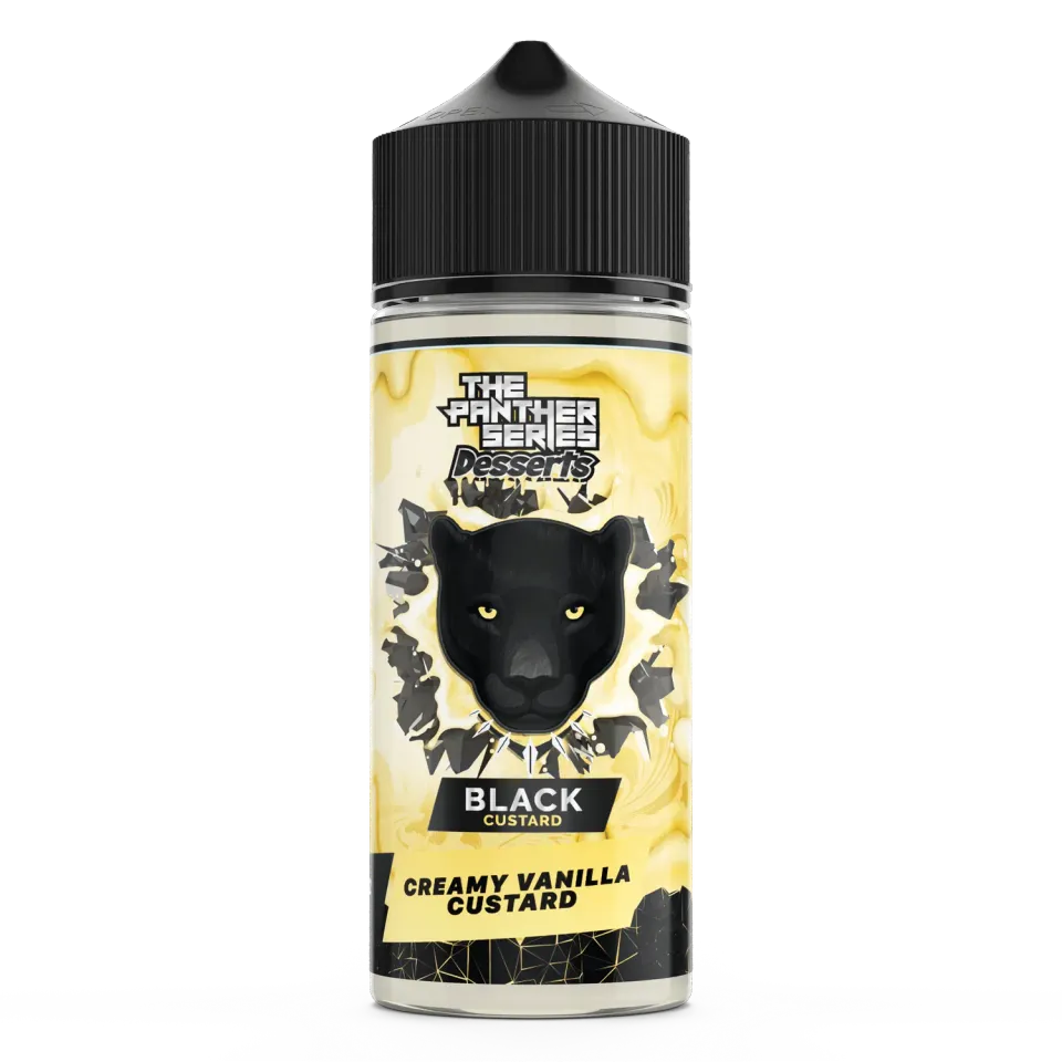 Dr. Vapes Panther Black Custard e-liquid vanilkový krém