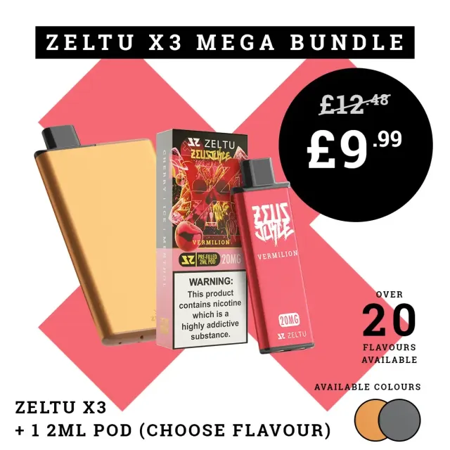 Zeltu X3 startovací pod kit zařízení 620mAh
