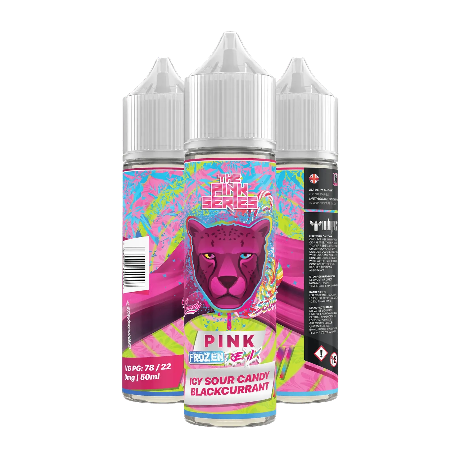 Dr. Vapes Frozen Pink Remix liquid ledový rybíz