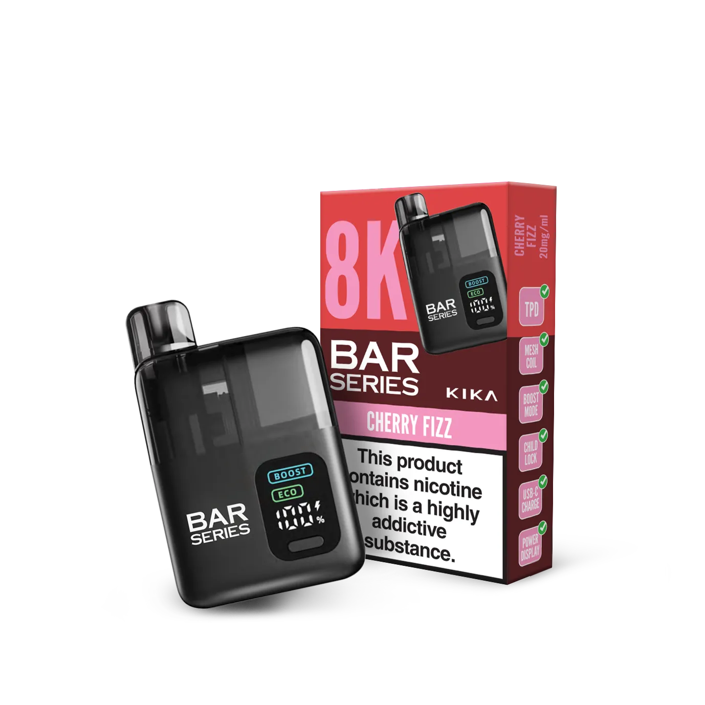 Bar Series 8K pod kit elektronická cigareta