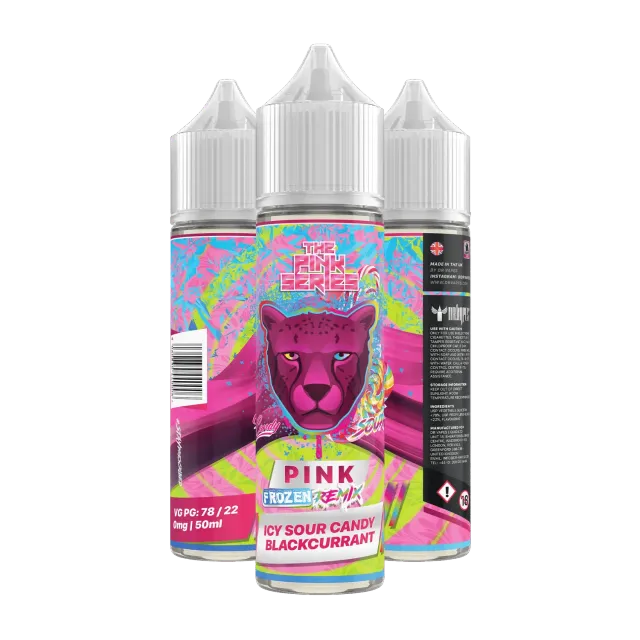 Dr. Vapes Frozen Pink Frozen Remix e-liquid 50ml černý rybíz led