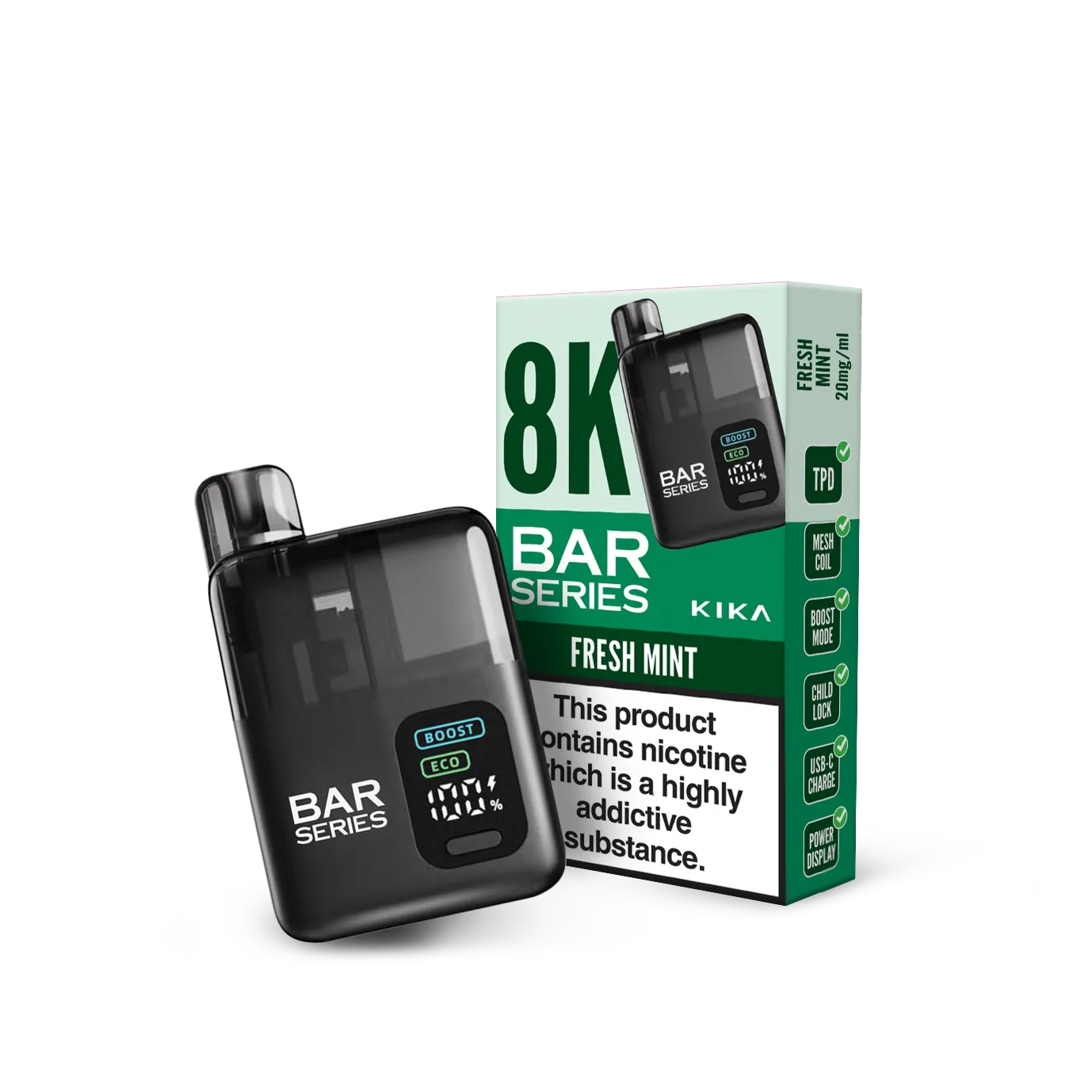 Bar Series 8K pod kit elektronická cigareta